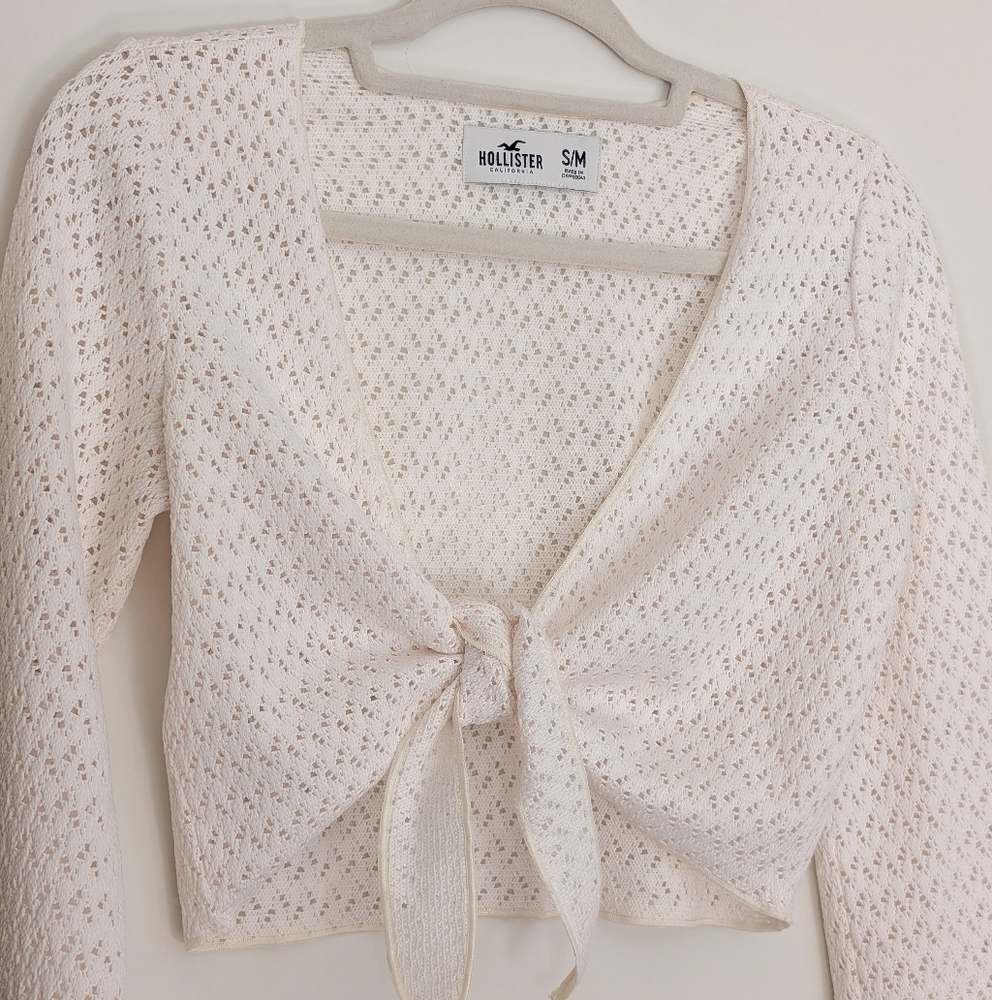 Hollister Crochet Beach Coverup